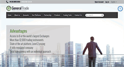 Desktop Screenshot of generaltrade.com